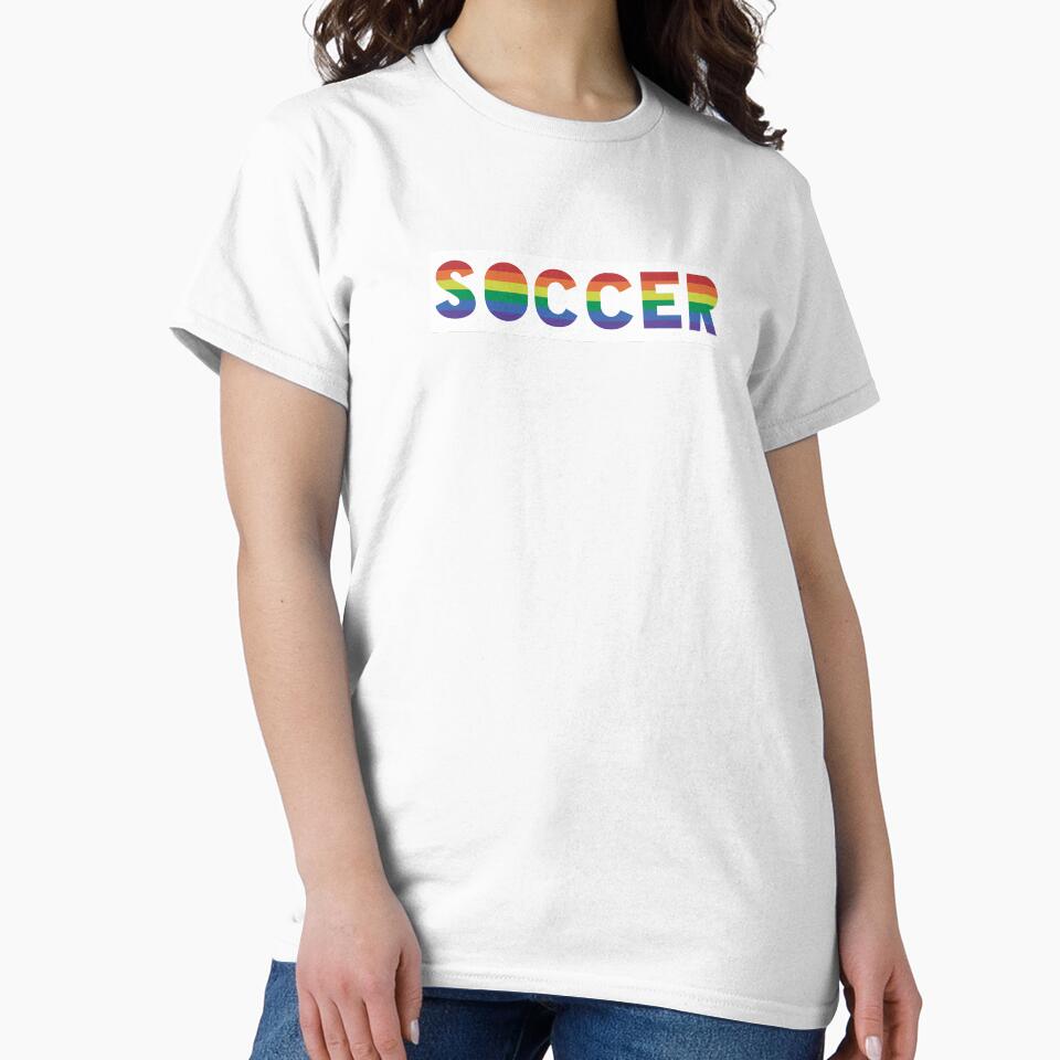 Soccer Gay Pride Rainbow LGBTQIA by QCuLT
