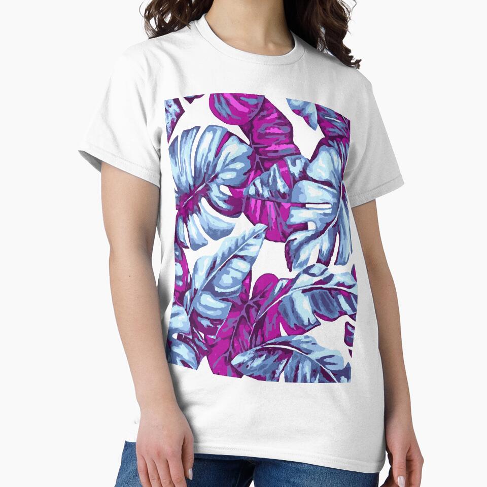 Tropical Leaves Camouflage Of Banana and Monstera 5 by taiche