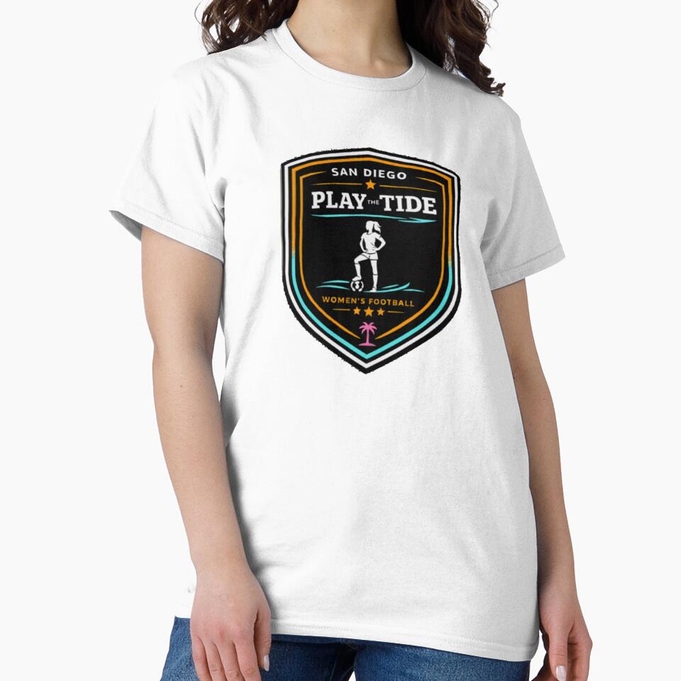 Play the Tide – San Diego Women’s Football Badge by PINK FREE