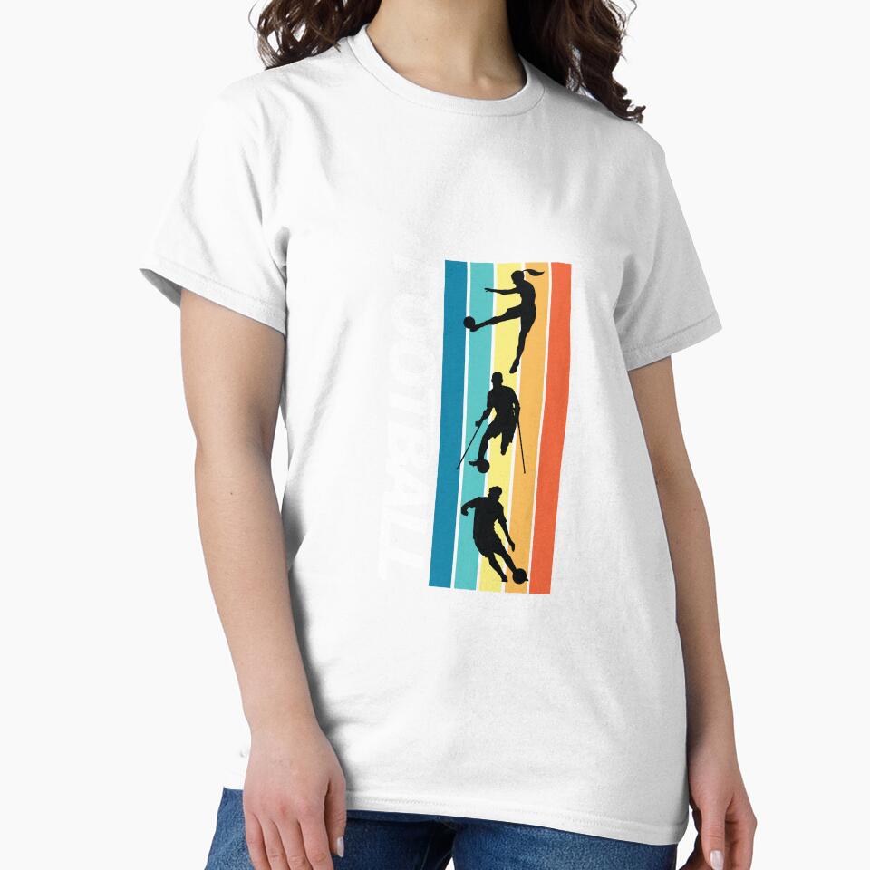 Soccer Athletes with and without Disability Retro Design. by Shiraufa