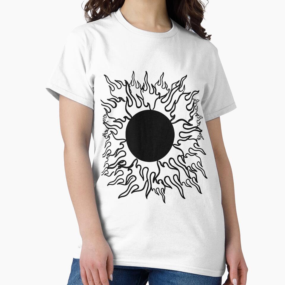 Eternal Flame Sun // Neo-Tribal Y2K Streetwear by ZafTeez