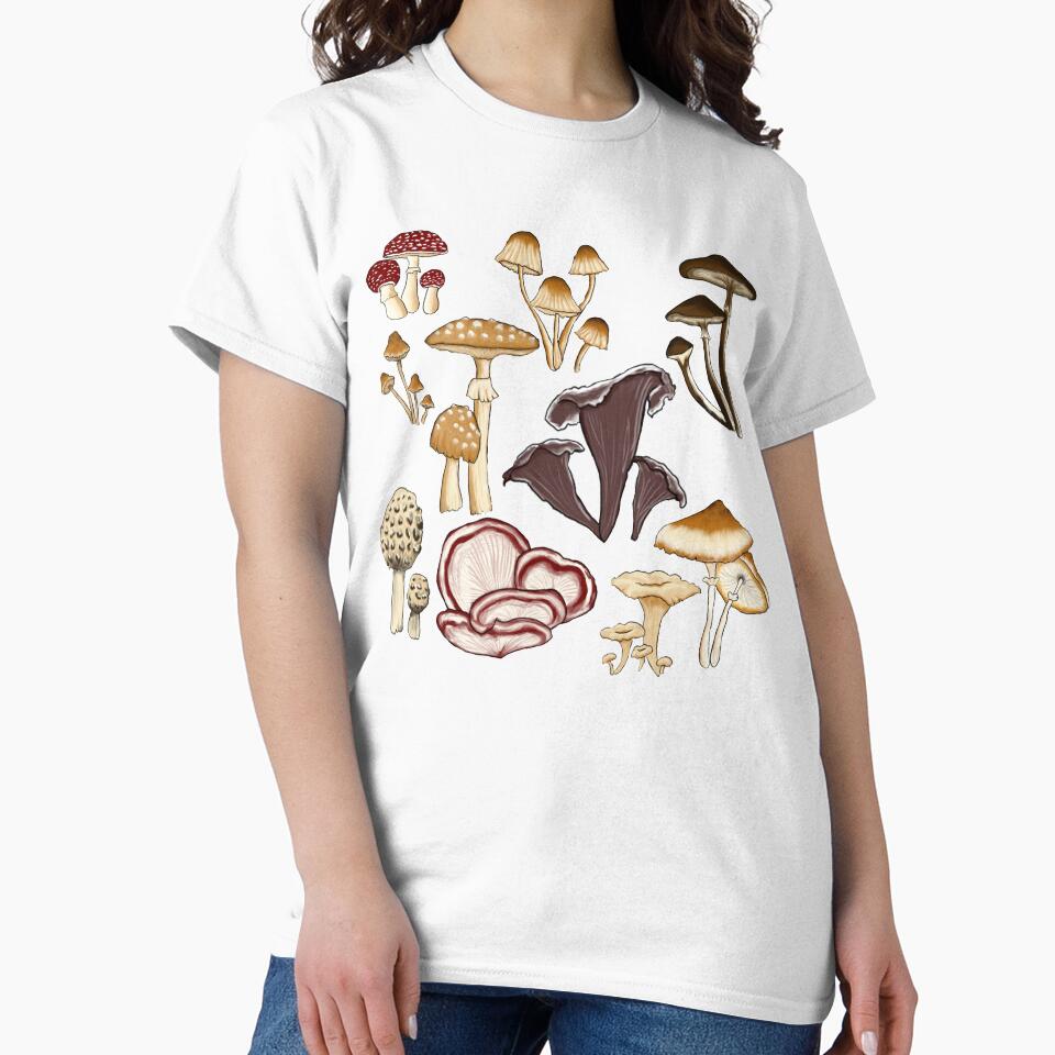 Forest Mushrooms by ADHDCrafter