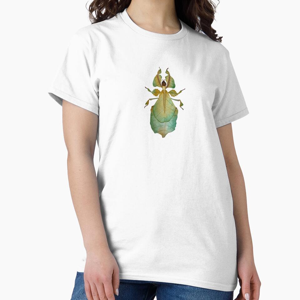 Watercolor Malaysian Leaf Insect Illustration by NikaIllustrates