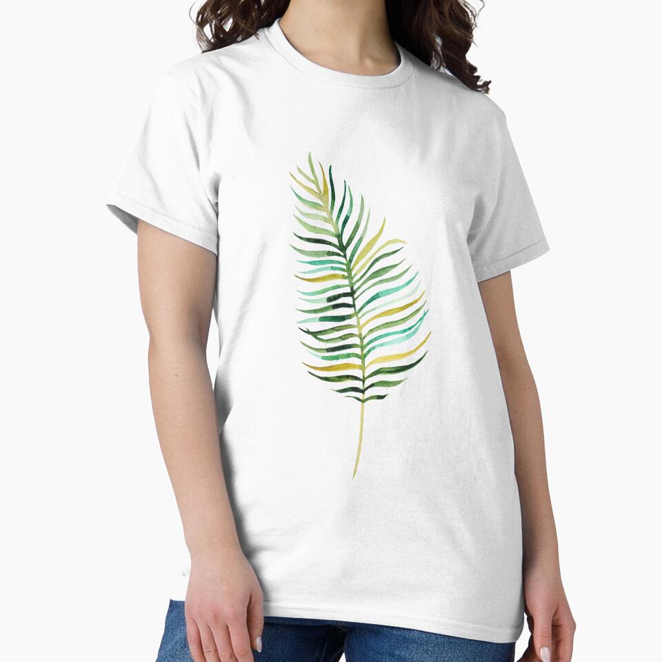 tropical water color leaves by supervibesonly
