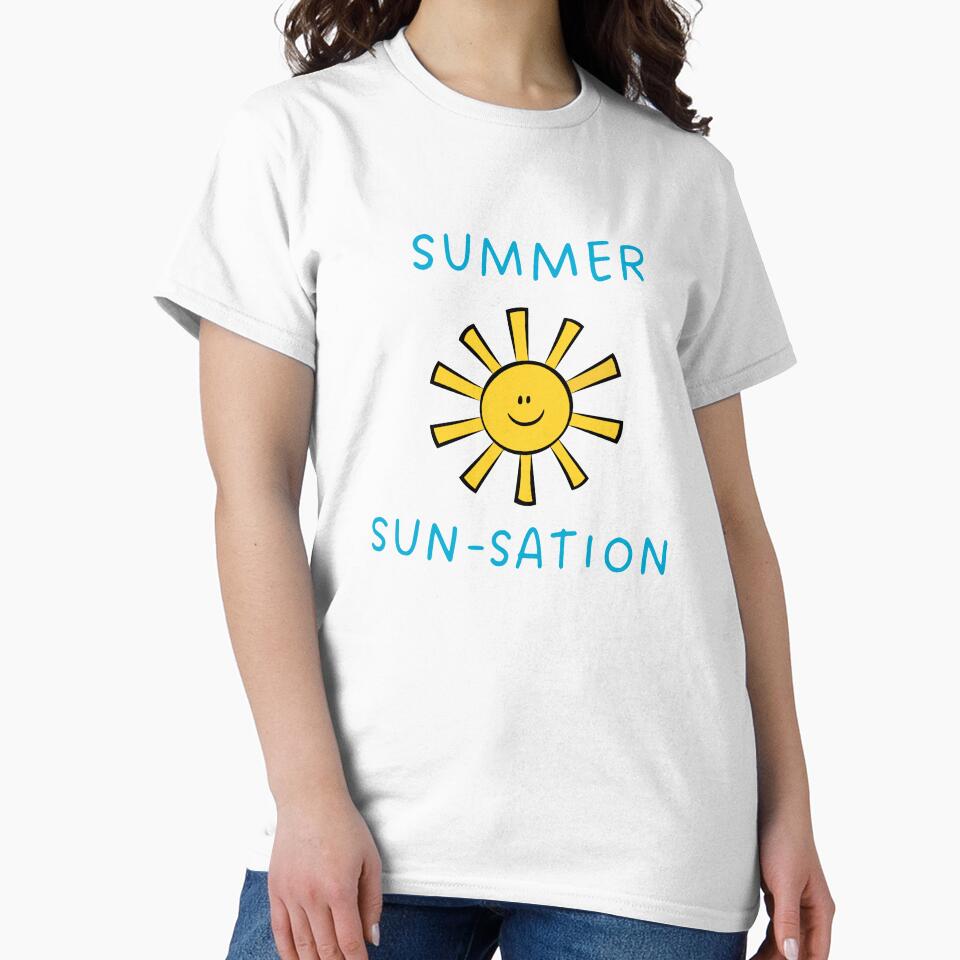 Cute summer sun smiling and happy summer sensation by DesignsByMadiha