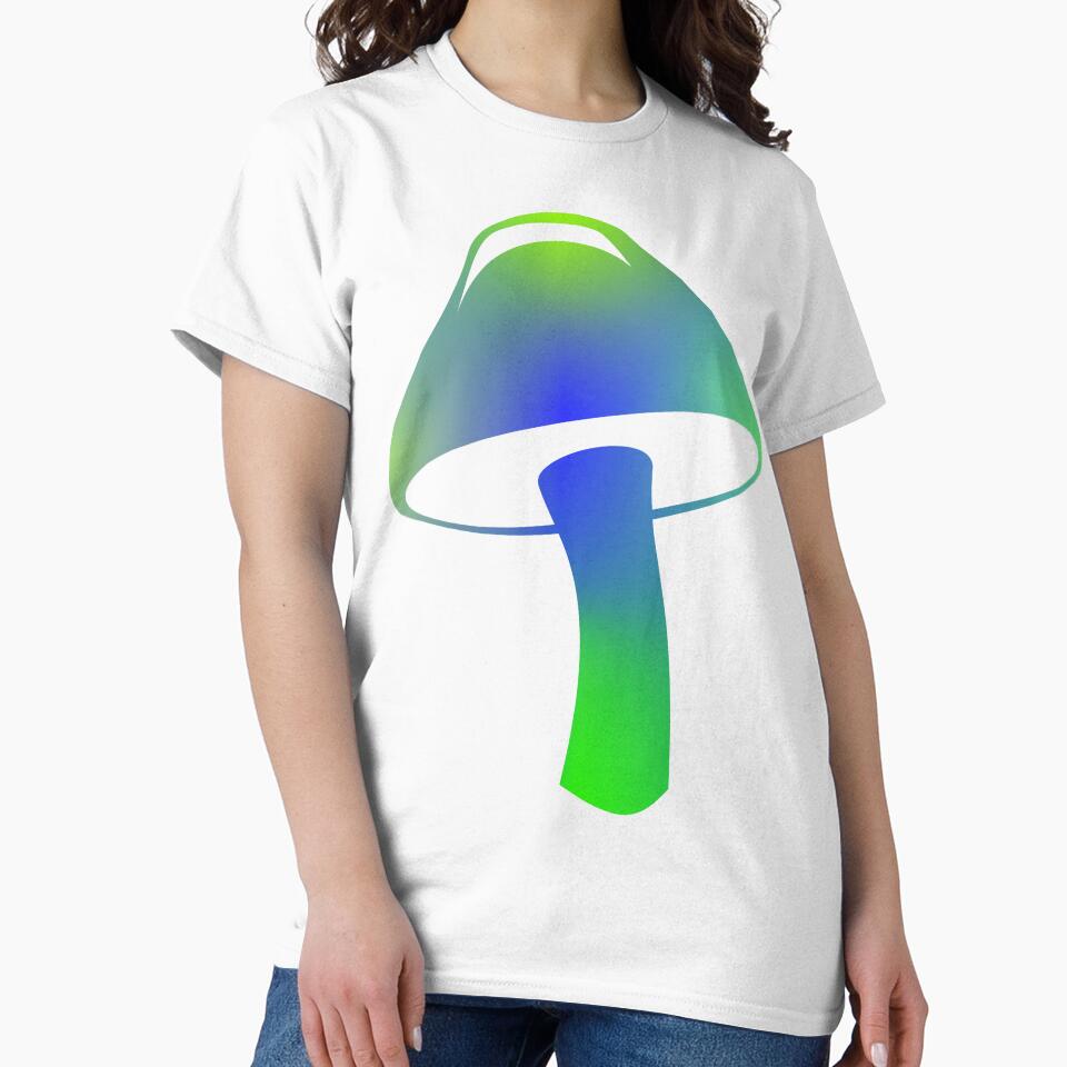 Large Blue and Green Mushroom by Risa-C