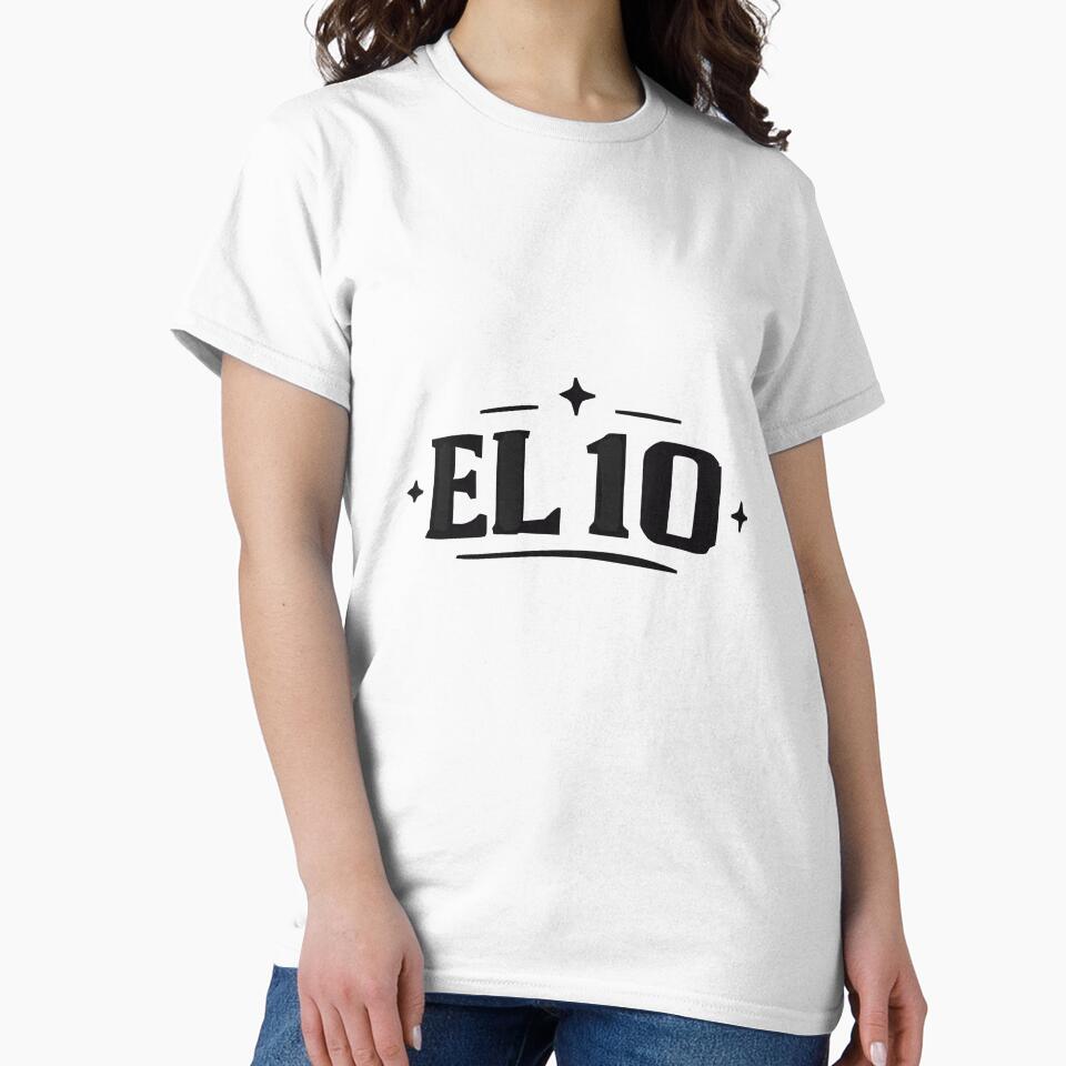 Maradona Streetwear Minimalist Logo – El 10 Football Legend Design by BuiltFor90