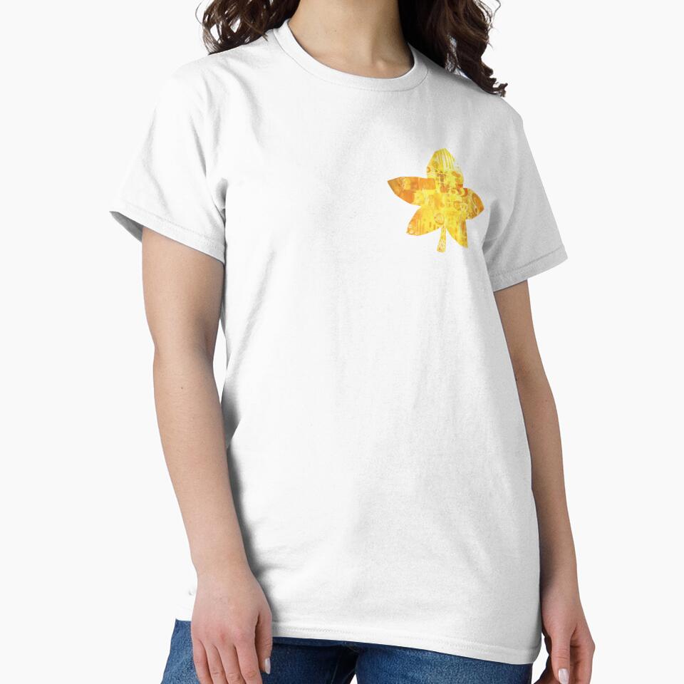 Yellow Maple Leaf Design by Deb Webb