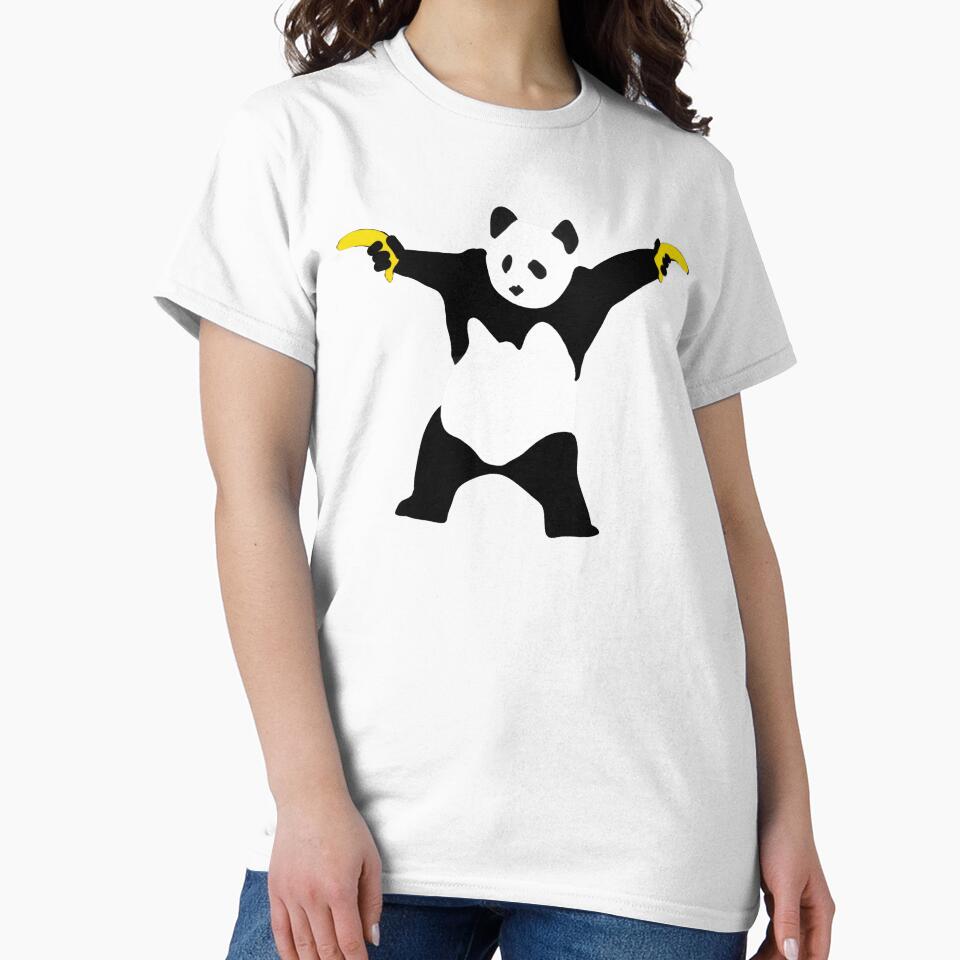 Banksy Panda With Banana Guns by tomrothster