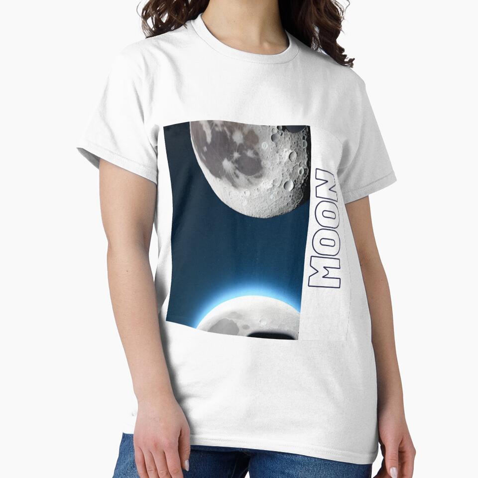 astronaut on the Dark moon 7 by Happy  Planet