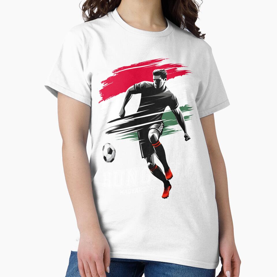 Football Soccer Hungary Hungarian Flag Banner Player Grunge by Infinitee8hirts