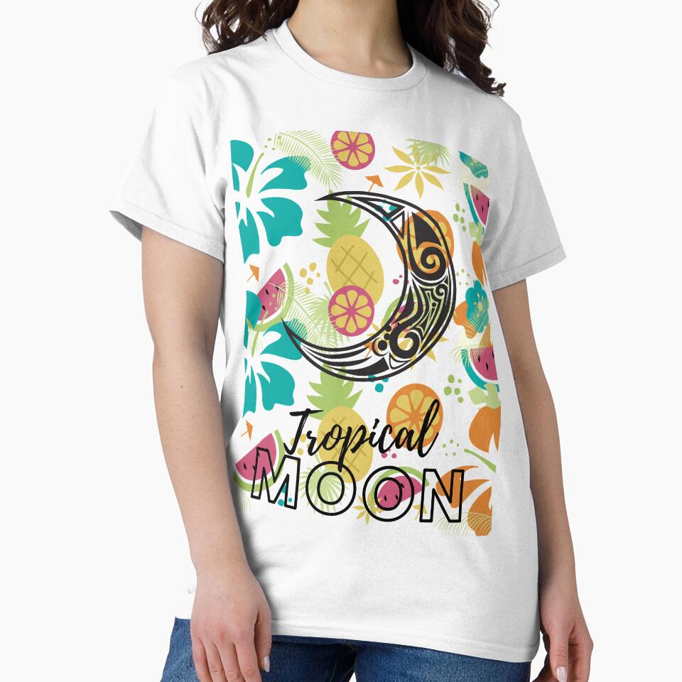 Tropical Moon Colorful by kyds