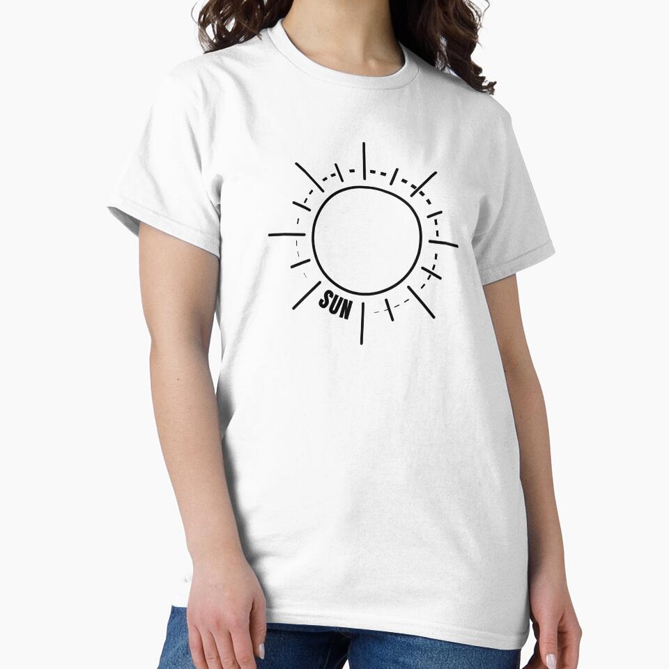 The Sun (BLACK DESIGN) by EleannaInSpace