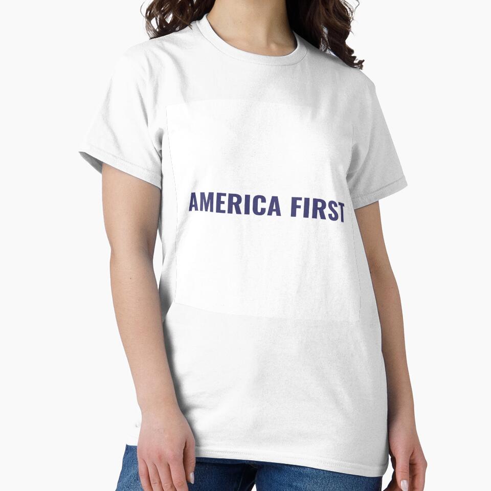 AMERICA FIRST Shirt – Patriotic USA Tee | Uncle Jichuan by Uncle-Jichuan