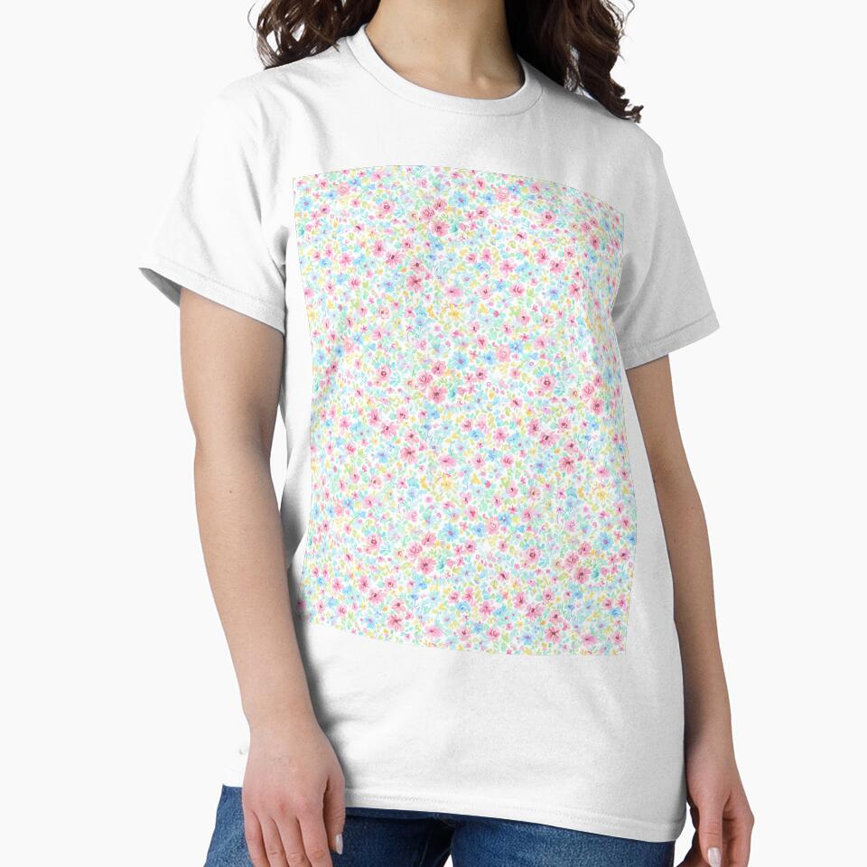 Pastel Watercolor Floral Seamless Pattern by FashioonTrends