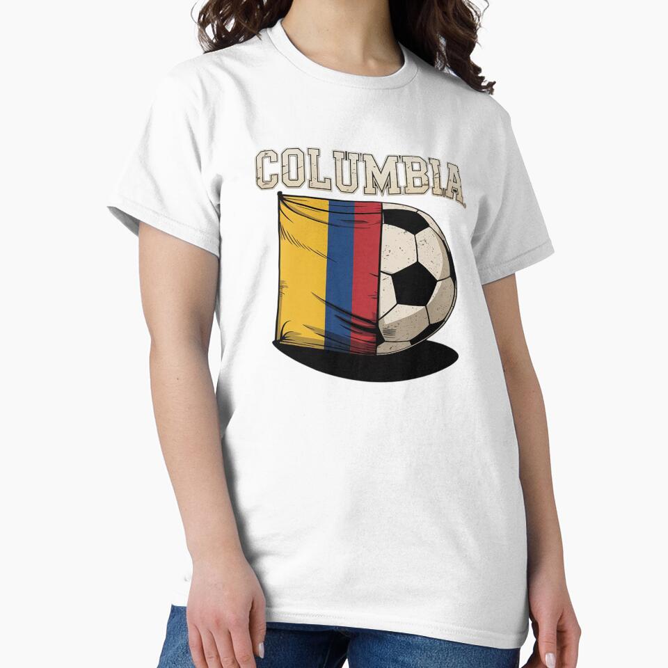 Columbia Flag - Soccer Futbol Football by HaileyRobel