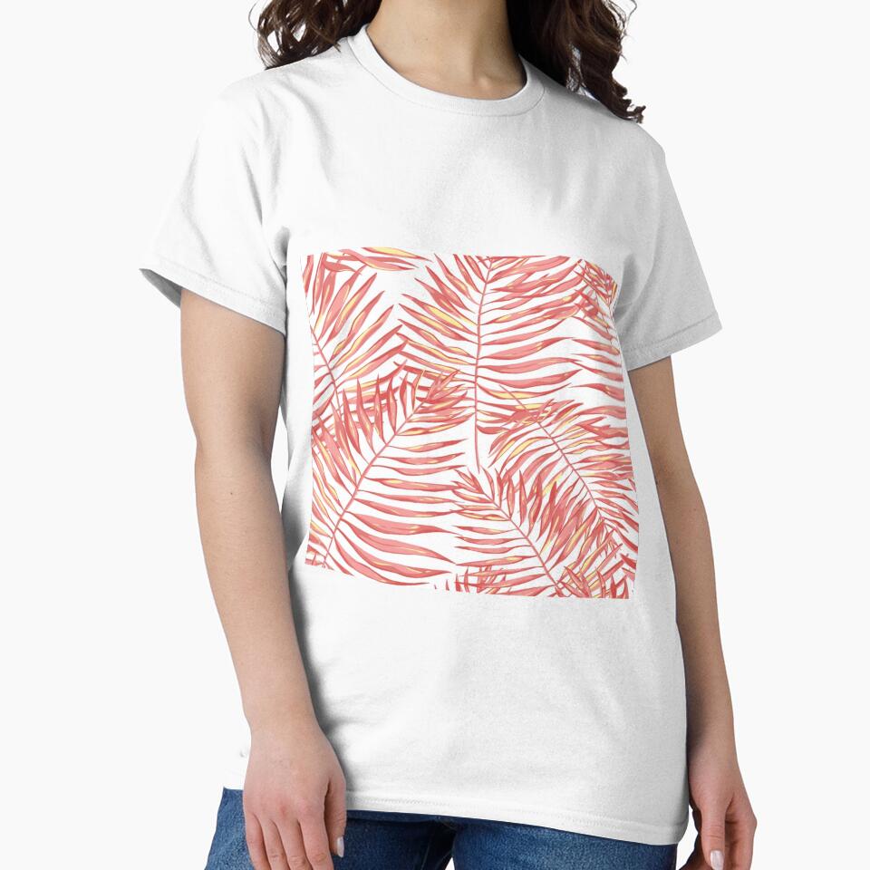 Coral tropical leaf pattern by MLD112