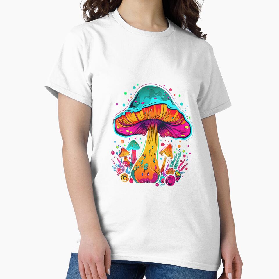 Vibrant Mushroom Trippy by WilderMinds