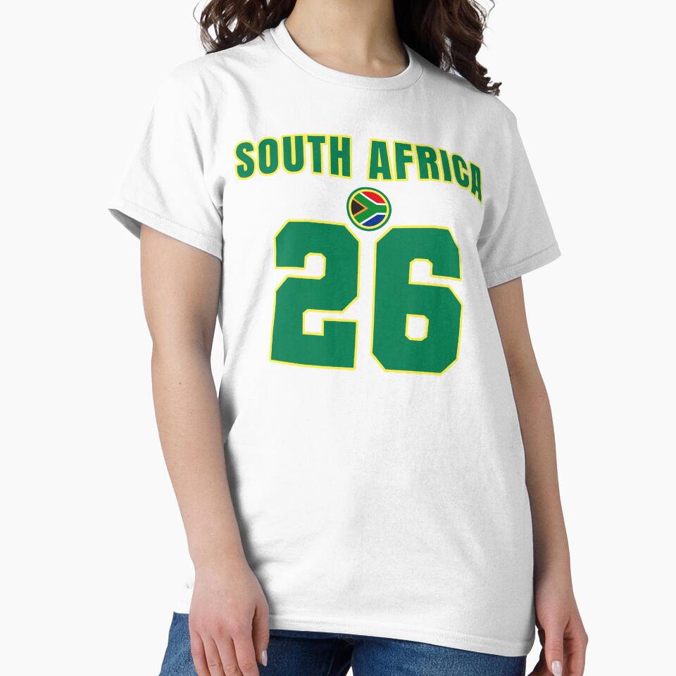 South Africa 26 Football Shirt Style Design – South Africa National Team Apparel by The Hairy Melon