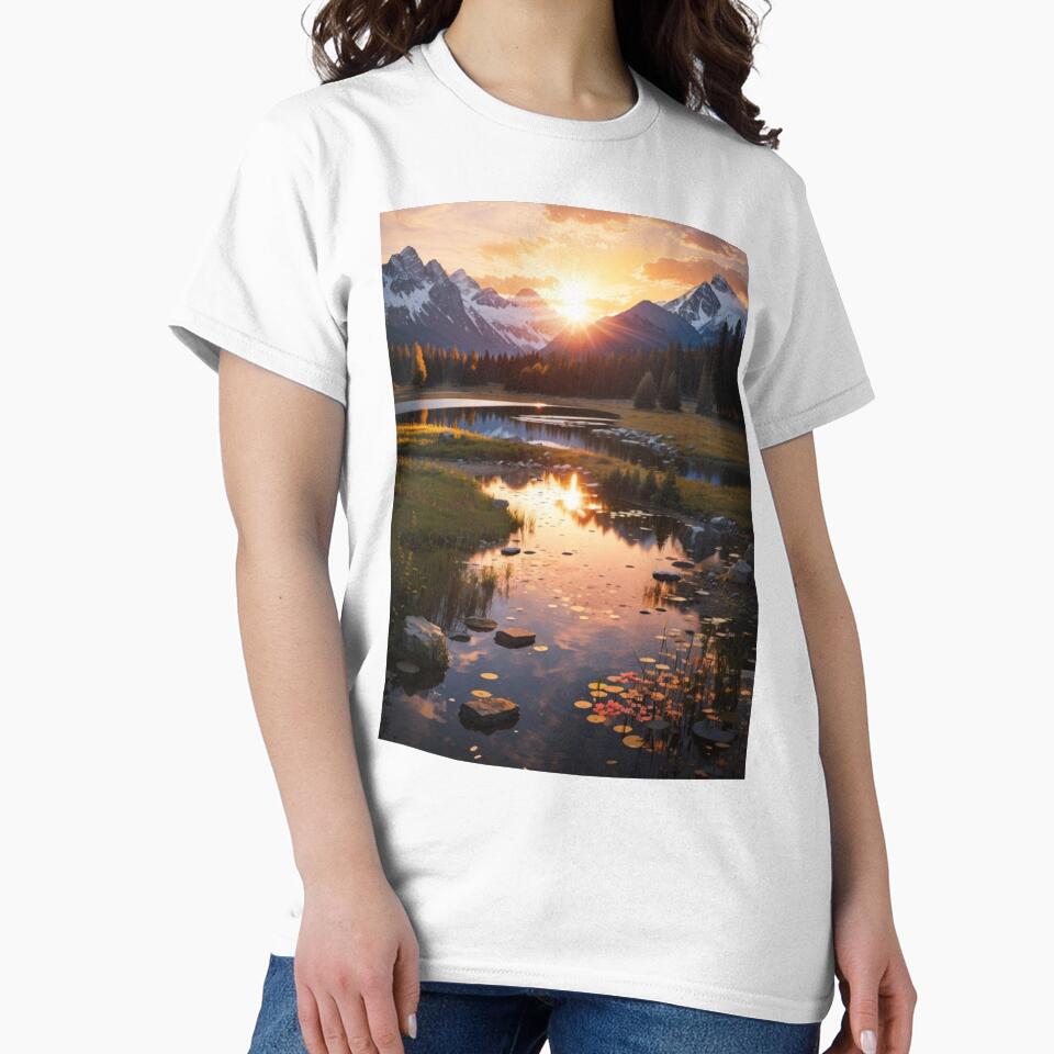 001 Enchanting Sunset in the Forest by Alexis Art Collection
