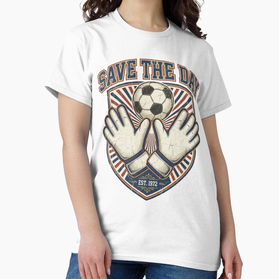 Save The Day - Vintage Goalkeeper Crest by DigitalGlade