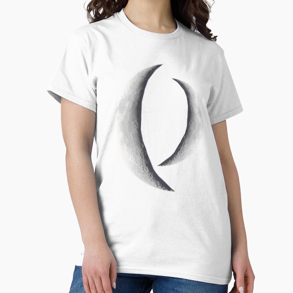 Crescent moon digital print by dcrc