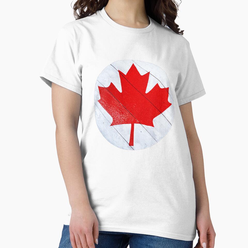 Canadian Maple Leaf Illustration - Be Proud - Show your Red and White Maple Leaf by Roxane Bay