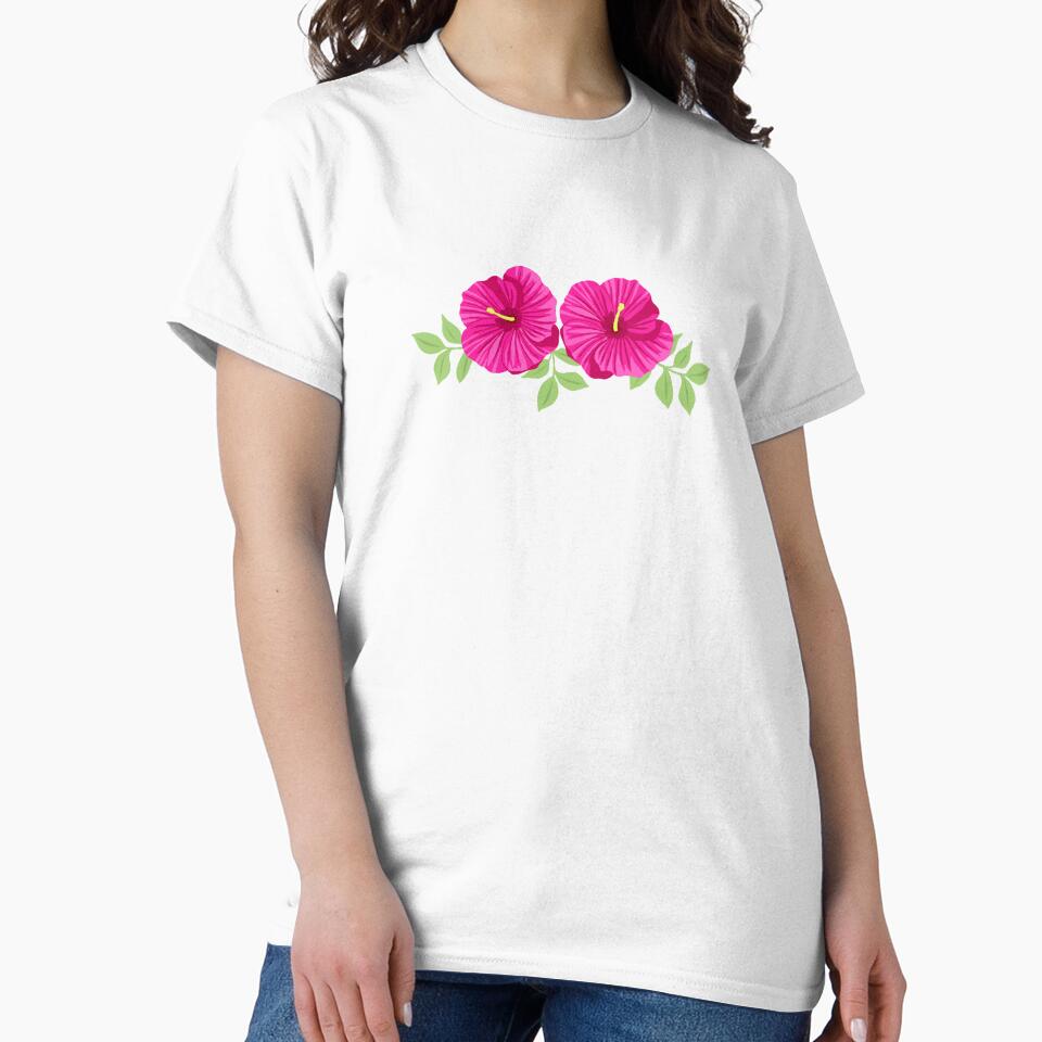 Bright pink tropical hibiscus by Cheekyleopard