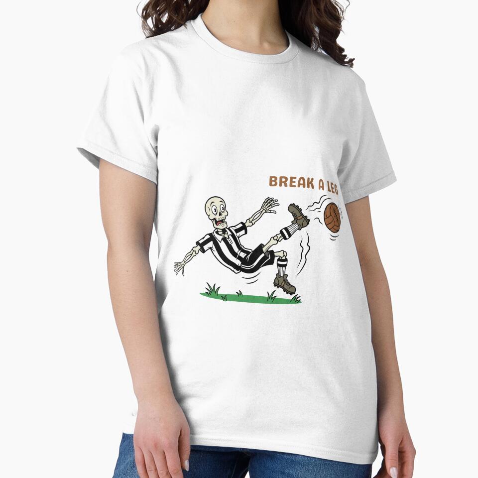 Literal Break A Leg - Funny Skeleton Football Soccer by STARLIGHTS