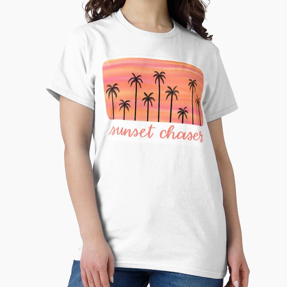 Sunset Chaser Palm Trees by honeybutterfly
