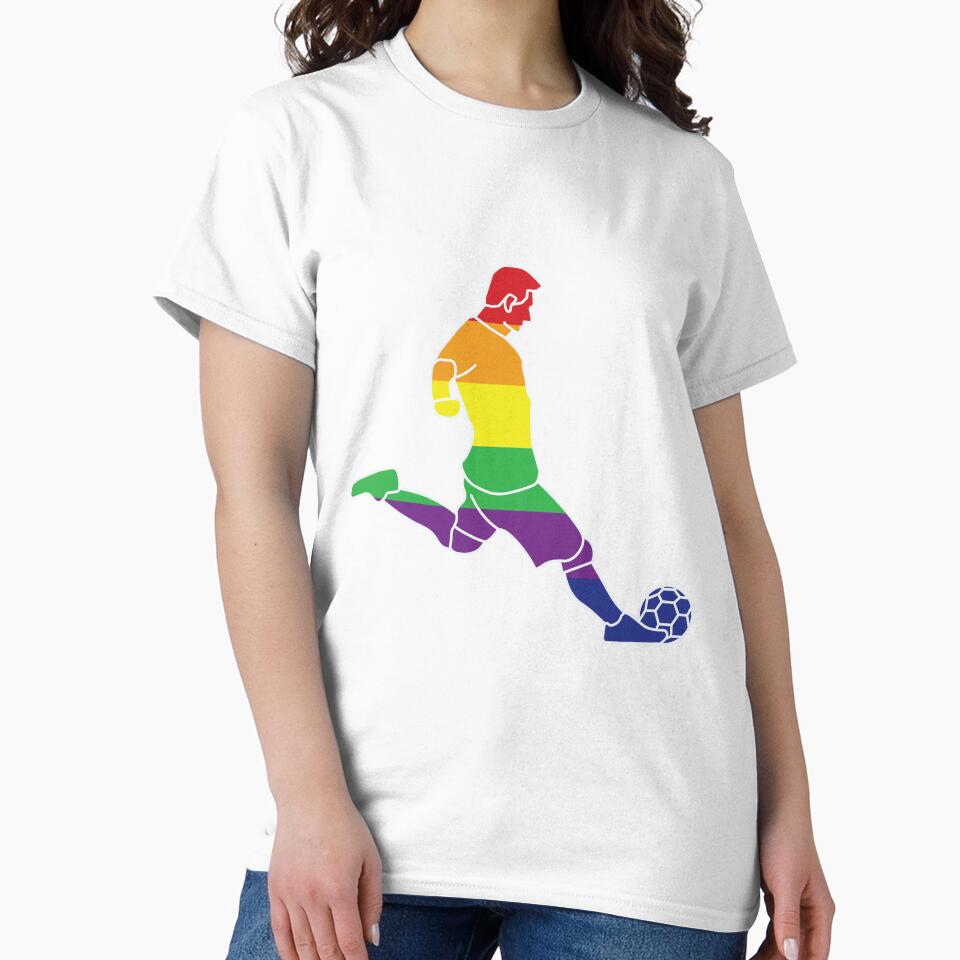 Rainbow Soccer Player by wilcoxm19