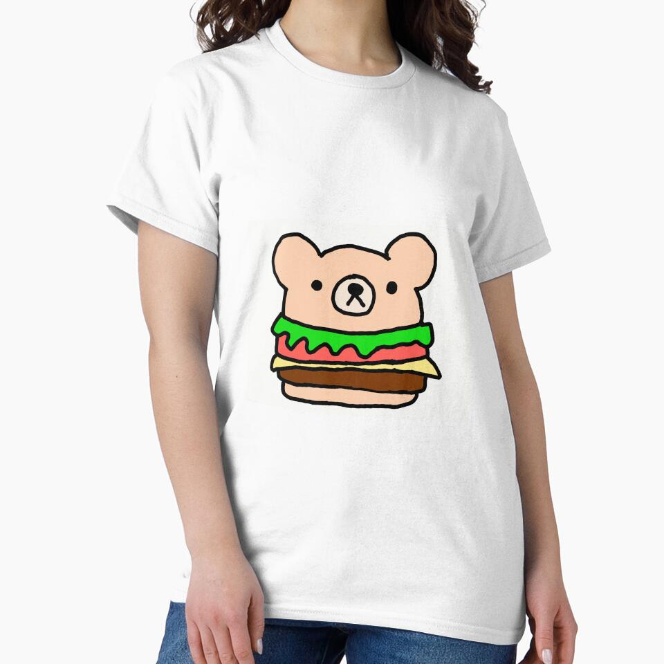 cute bear burger by dreamycrafts