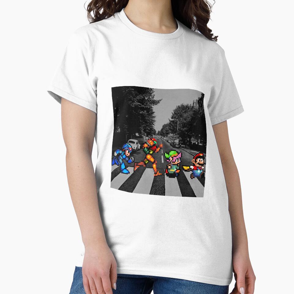 Abbey Road 16 bit heroes by Sweetcalves