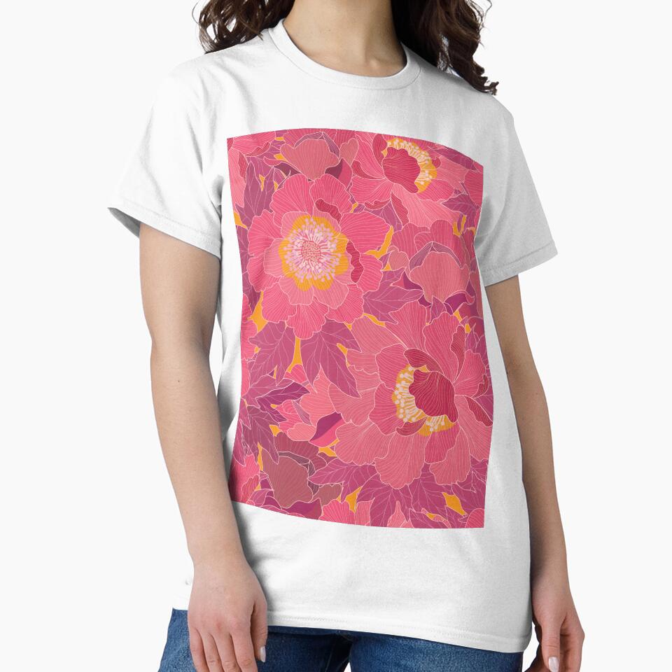 Bold Peonies-Bright Bohemian by Annette Chabidon Studio