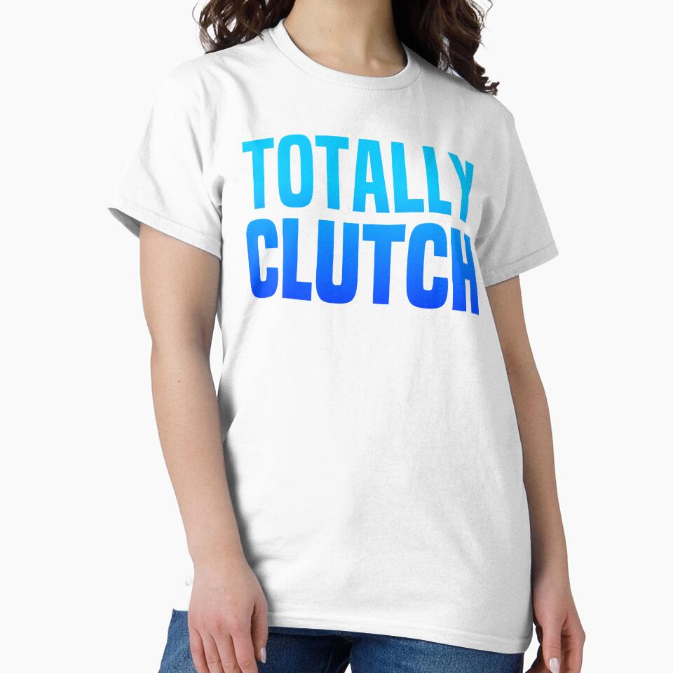Totally Clutch Blue Typography by Memes N Lore