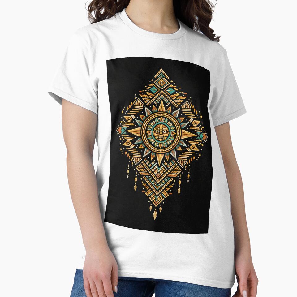 Aztec Sun Symbol – Sacred Mesoamerican Geometry by DrizzyV
