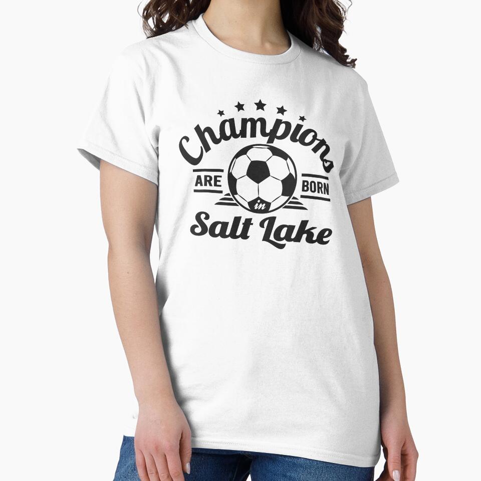 Champions Are Born In Salt Lake , Soccer fans vintage gift by lamjar-art