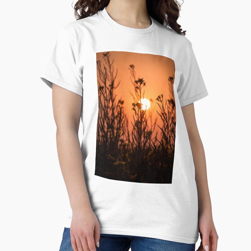 Flower Silhouette Sunset Photographic Print by Mother-Nature65