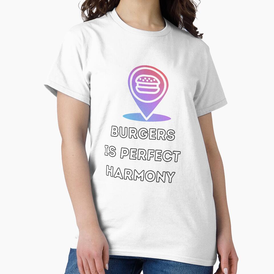 Burgers is perfect Harmony stickers by MaravDazzous