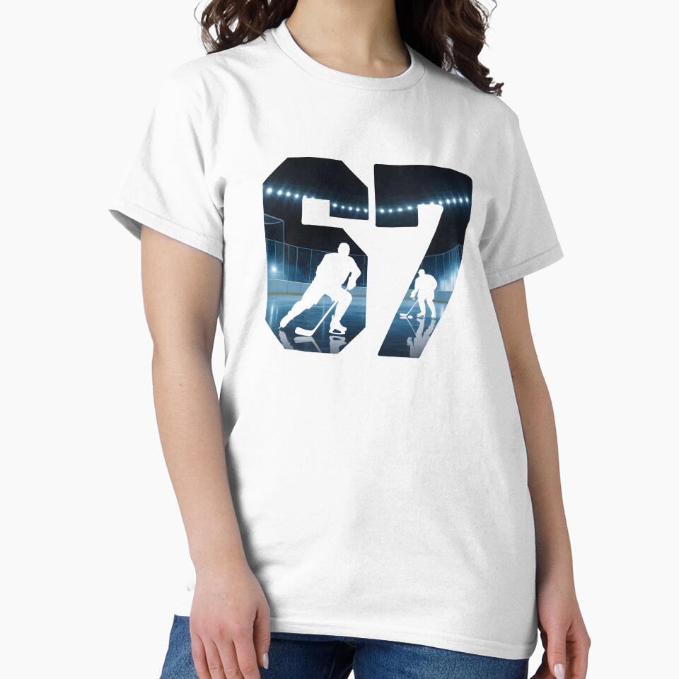 Six Seven Trend Retro Jersey Number 67 - Vintage Sports Style by DarylWelsh2024