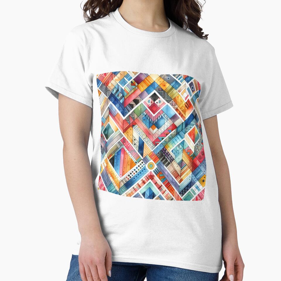 floral geometric pattern by Dominika Farkašová