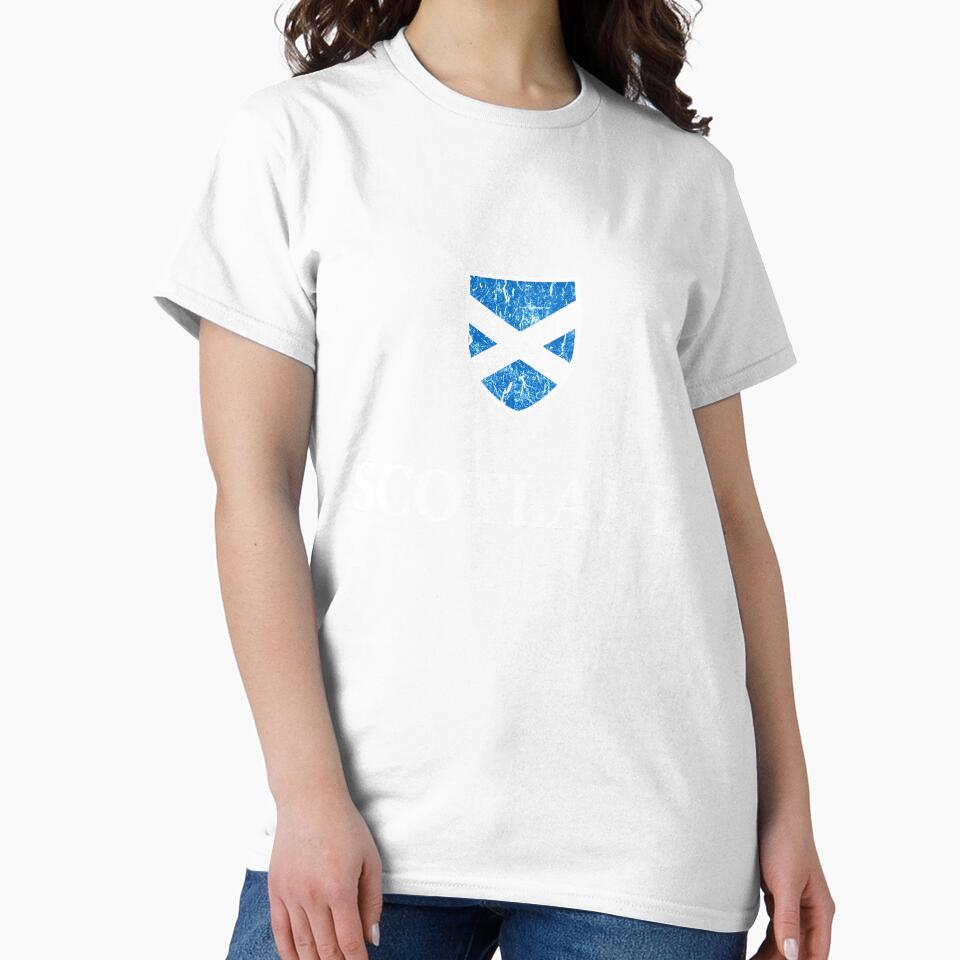 Vintage Scotland Flag - Scottish Football Soccer by vladocar