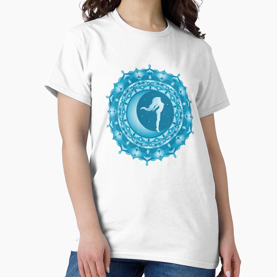 Crescent Moon Mandala #2 by serenaking