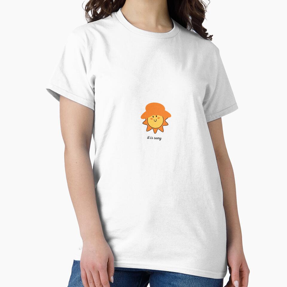 Cute Sunny Sun Cartoon with Hat – Funny Kawaii Weather Illustration by JustDooo