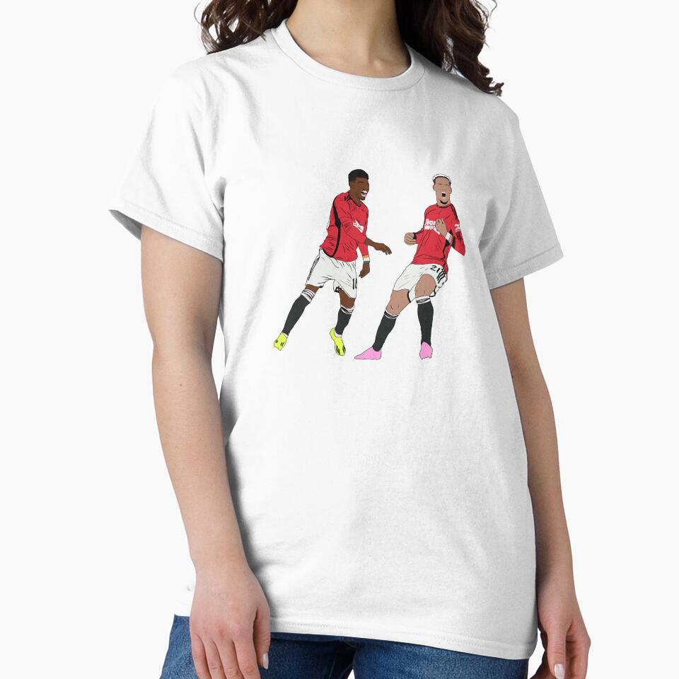 Amad Diallo Anthony United Goal Celebration Minimalist by Hevding