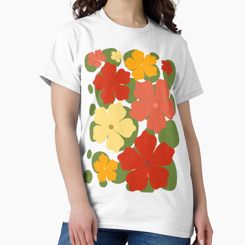 Tropical flowers design by Sanaura