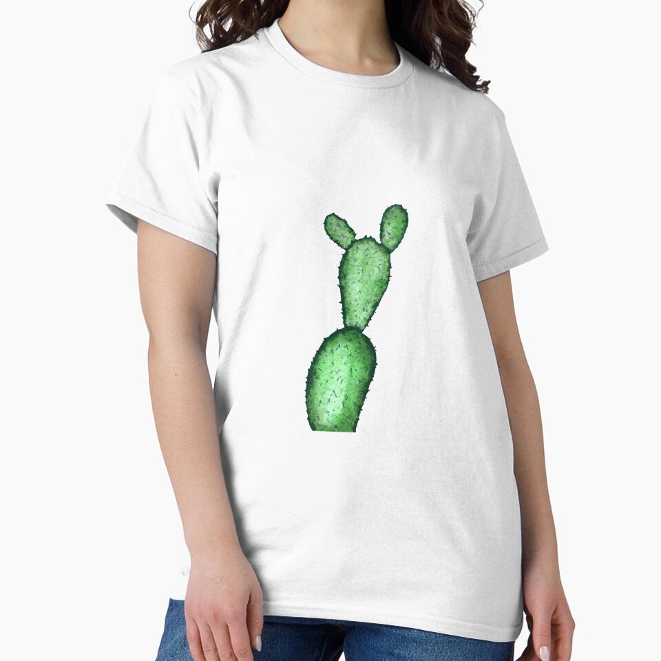 Cactus branch plant green a watercolor sketch black by Yana Mustafina | Boho Soulful Designs