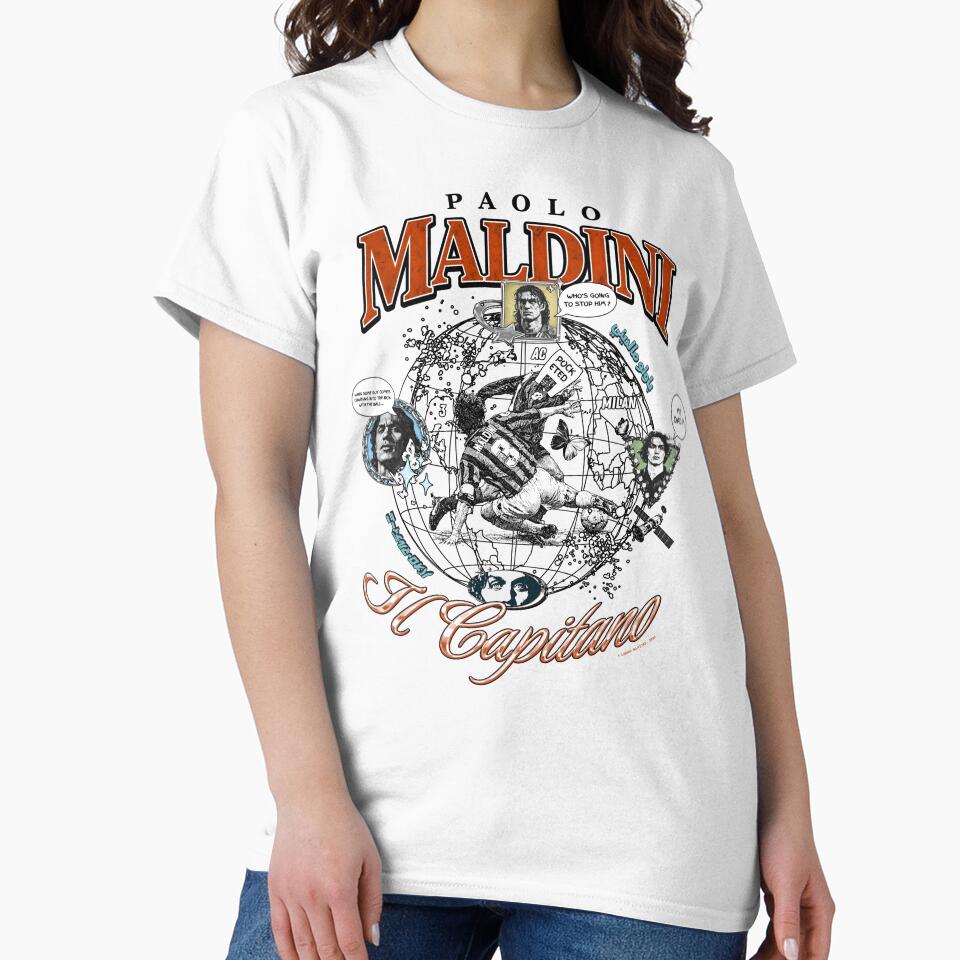Paolo Maldini Il Capitano Vintage by moyjoystudio