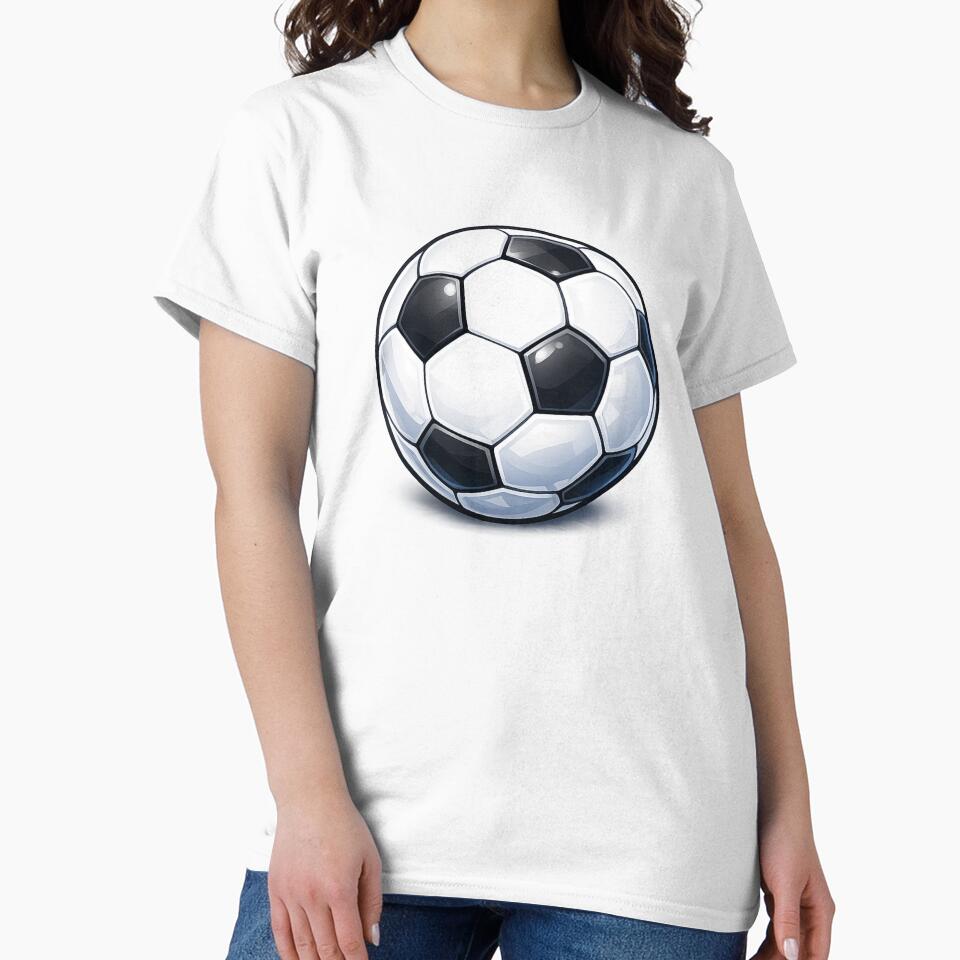 Classic Soccer Ball by Myra365Art