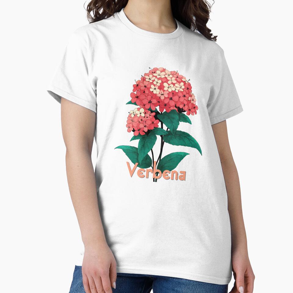 Verbena Botanical Elegance in Bloom by ForeverPrintsOK